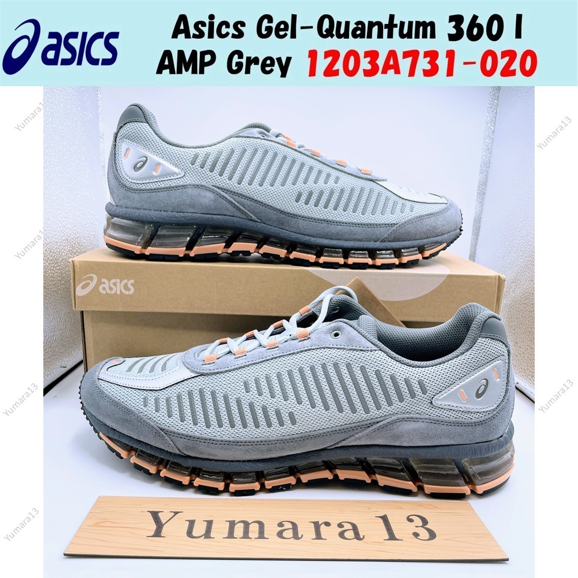 Asics Gel-Quantum 360 I AMP Grey 1203A731-020 Men's Size | eBay