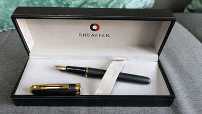 Sheaffer Prelude Gunmetal Black Trim Füllfederhalter Neu unbenutzt