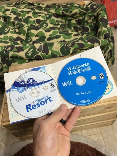 Wii Sports Resort + Wii Sports Bundle Tested Working Nintendo Wii Disc Only