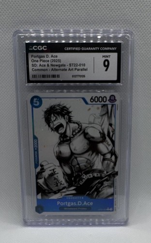 Portgas.D.Ace (Parallel) graded CGC 9 for sale on eBay
