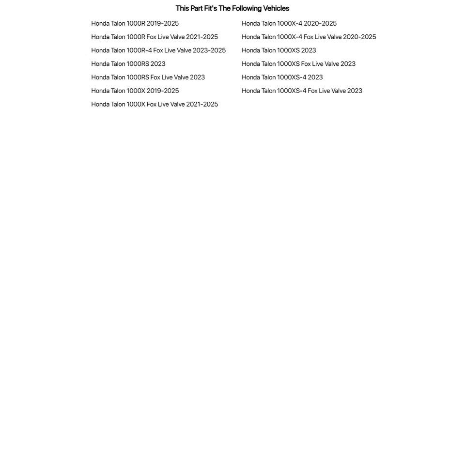 Kit de barra de luz LED Tusk V2 40" recta para Honda Talon 1000R 2019-2025 Foto 2 de 2