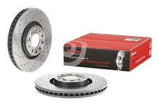 2x BREMBO Bremsscheibe PRIME LINE - UV Coated 09.A813.11 für B7 A4 AUDI 8ED 8EC