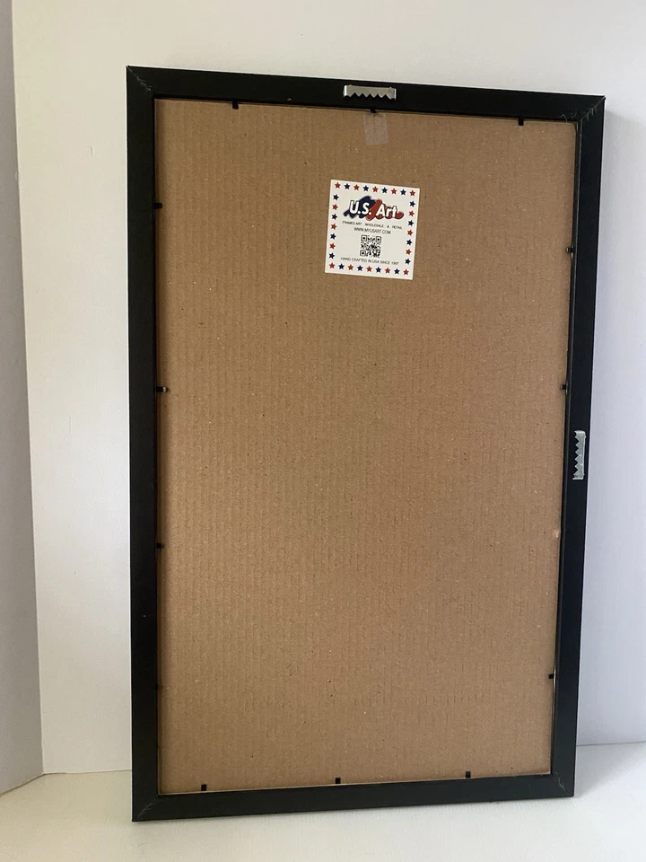 Rare HTF 14th Annual BLIND Willie Mctell  BLUES Fest Poster 2007 Framed 25” X 15 - Image 2 of 2