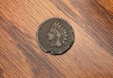 1889-P Indian Head Penny #3050 Brave named Buffalo Jones, Very-Good *FREE S/H*