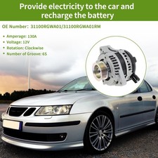 Automotive Alternator for Honda Pilot Alternator 2009 130A 12V No.31100RGWA01