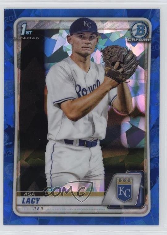 2020 Bowman Chrome Draft Sapphire Edition Asa Lacy #BD-88 17yt