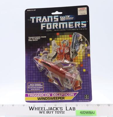 Windsweeper G1 Transformers 1987 Hasbro Vintage Action Figure MOSC