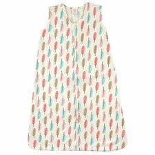 Touched by Nature Organic Cotton Wearable Safe Sleeping Bag Blanket, Feathers