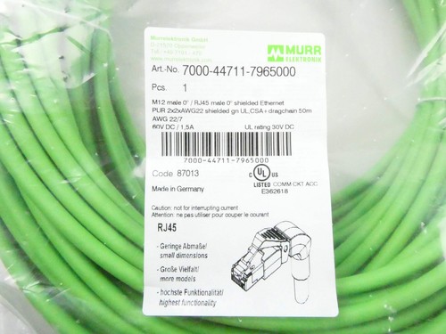 MURR ELEKTRONIK 7000-44711-7965000 (50m) SENSOR-/AKTOR-STECKVERBINDER - Bild 4 von 4