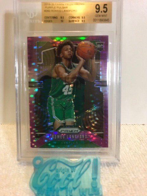 BGS 9.5 2019 Panini PRIZM Romeo Langford RC #260 Purple Pulsar SSP ROOKIE 09/35