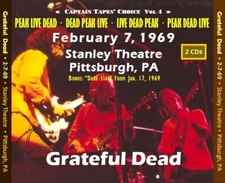 Grateful Dead Live 2CD set 2/7/69 Captain Tapes' Choice vol. 4