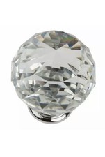 GlideRite 1.57-inch Clear K9 Crystal Cabinet Knobs 10 Pack of Clear