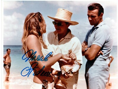 Handsigniertes Ursula Andress Dr No Photo 10 x 8 Foto James Bond COA PIC PROOF