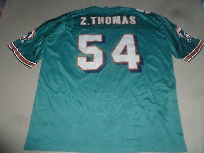 VINTAGE CHAMPIONS ZACH THOMAS #54 MIAMI DOLPHINS MENS SIZE VINTAGE CHAMPIONS ZACH THOMAS #54 MIAMI DOLPHINS MENS SIZE