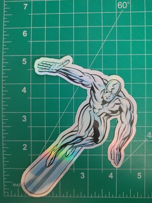 Silver Surfer Fantastic Four 50 Foil Sticker