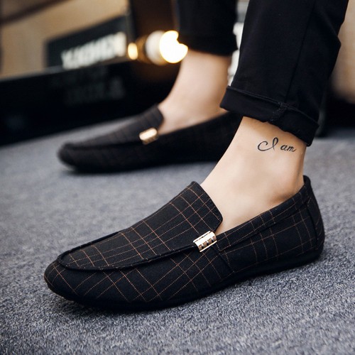 Low Casual Cotton Shoes Slip on Loafers 