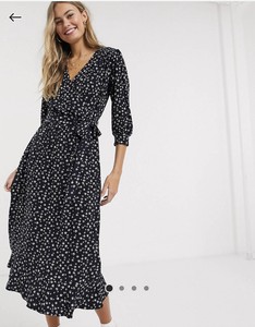 oasis wrap midi dress burgundy