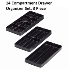 Tool Box Drawer Organizer Tray Set Perfect for Tool Chest Cart Cabinet, Hardware