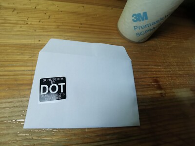 Schuberth E2 DOT helmet decal X1 vinyl stickers stickers ステッ