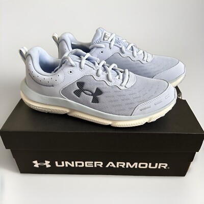Under Armour Charged Assert 10 Violet Running Shoes 3026179-503 Womens Size 11