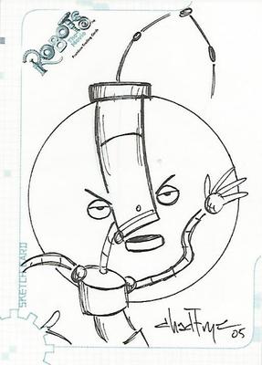 Robots The Movie - SK5 ''Chad Frye'' Sketchkarte #430/515
