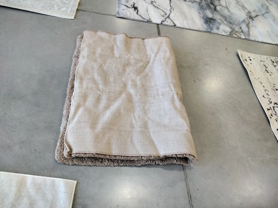 DARK BEIG 4' X 6' Pressed Pile Rug, Reduced Price 1172732148 SG180-1414-4 - Image 2 of 4