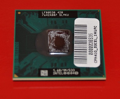 CPU Intel Celeron M 420 1.60/1M/533 1.60GHz CPU Mobile SL9KU 533mhz Prozessor