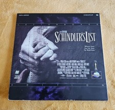 Schindler's List Laserdisc LD 1994 2-Disc Letterbox Edition Steven Spielberg