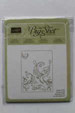 Stampin' Up Elegant Lines Embossing Folder Floral Paisley Textured Impressions