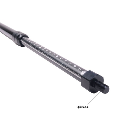Grawerowana laserowo GRA-7350TC 3/8" x24 HF 3,5MHz 7-30MHz / 50MHz przenośna antena szynkowa - Zdjęcie 3 z 6