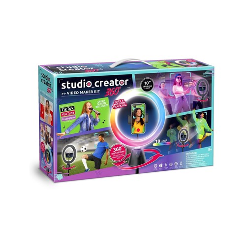 Canal Toys Studio Creator 360 Video Maker Kit, Green Screen and Tripod