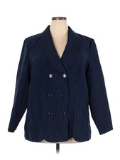Pride & Joy Women Blue Blazer 20 Plus