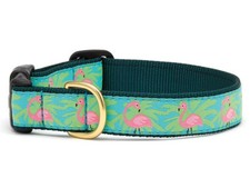 Up Country Dog Collar Flamingo Adjustable Made In USA XS S M L XL XXL