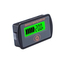 12V/24V Adjustable LCD Car Battery Capacity Indicator Voltage Meter Tester