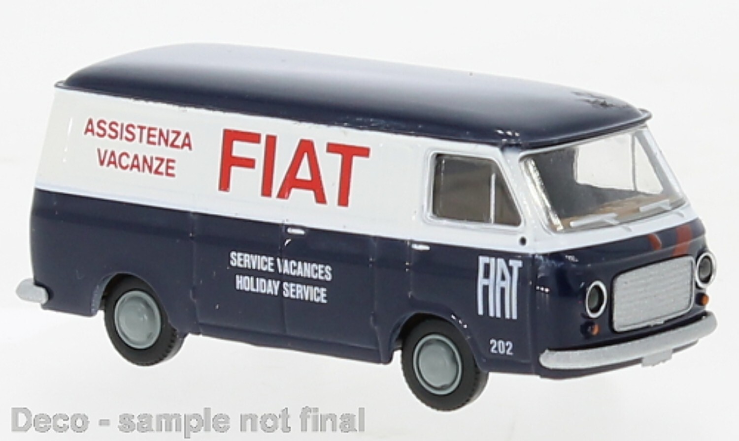 Brekina 34468 Fiat 238 Van FIAT 'Holiday Assistance' Scale H0 1:87