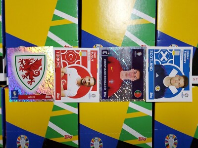 2024 Topps UEFA Euro Cup Germany Stickers (POR-WAL)  - YOU PICK FROM LIST!