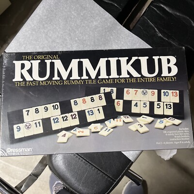 Vintage The Original Rummikub Pressman Game 1990 Edition Rummy Tile Game