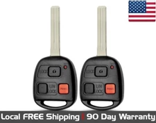 2x New Replacement Key Fob For Select Lexus Chip 4D68 (Read Description)