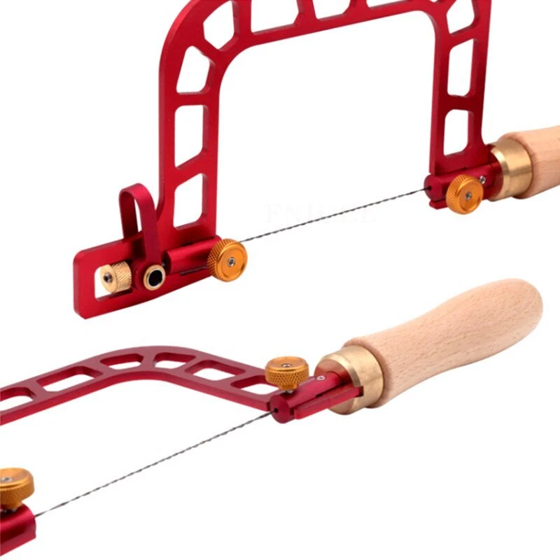 Sierra de afrontamiento para carpintería marco de aleación de aluminio sierra de traste con juego de hojas de repuesto Foto 2 de 4