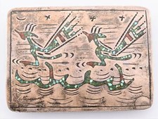 Sterling Silver Roadrunner Vintage Belt Buckle