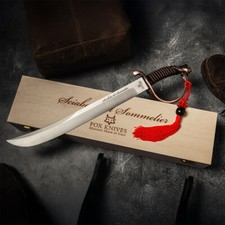 Fox Knives 15.75" Fixed Blade Maniago Italy Sommelier Saber Bottle Wine Opener