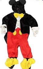 Disney Baby MICKEY MOUSE Costume 9 Months Tuxedo Halloween Costume Dress Up Warm