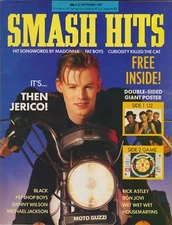 SMASH HITS MAGAZINE - THEN JERICO, PET SHOP BOYS, BLACK - SEP 87