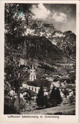 CPA AK Schellenberg mit Untersberg GERMANY (1065406)