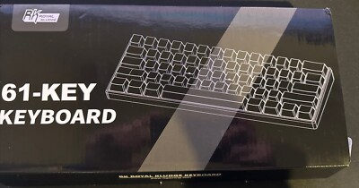 RK ROYAL KLUDGE RK61 Wired 60% Mechanical Gaming Keyboard RGB Backlit