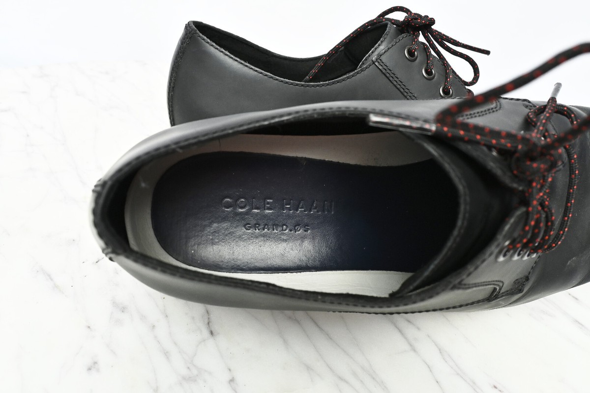 Cole Haan Original Grand‎ Plain Toe Derby Black Matte Leather Laced Oxfords 11M Amazon.com | Cole Haan Men main image 4