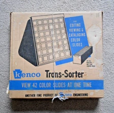 Kenco Trans Sorter for Editing, Viewing & Cataloging Color Slides Model 400