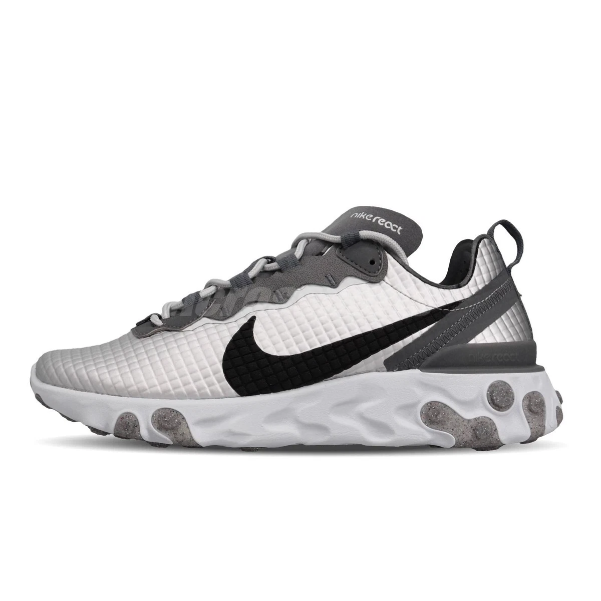 Nike react deals silver