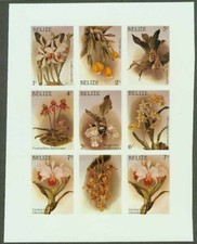 Belize 1987 Orchids 1c-7c COMPOSITE MASTER PROOF SHEET