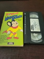 Vintage VHS tape 1983 Mighty Mouse He Dood It Again